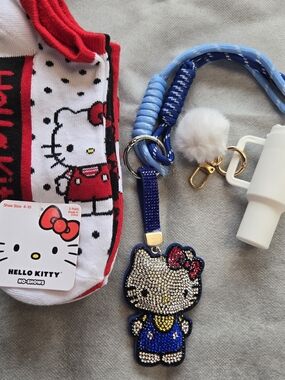 Hello Kitty Bag Charm /Keychain BUNDLE🌸💙NWT